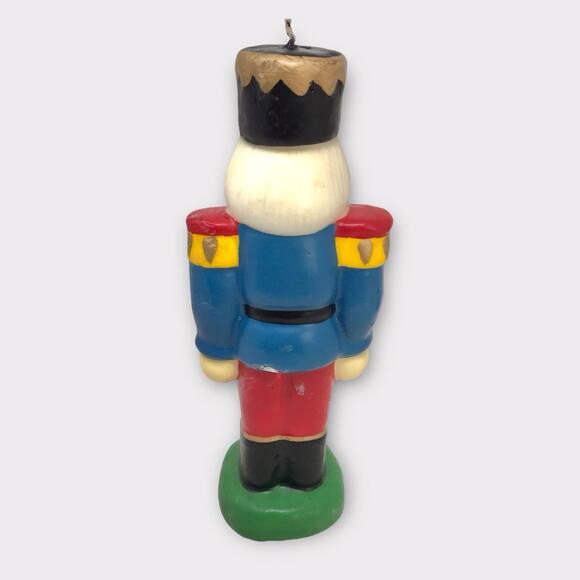 Boston Warehouse 8" Candles Set of 2 Nutcracker Christmas Holiday Red & Blue - Picture 8 of 8